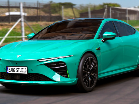 Hozon Neta S 2025 Model 3D