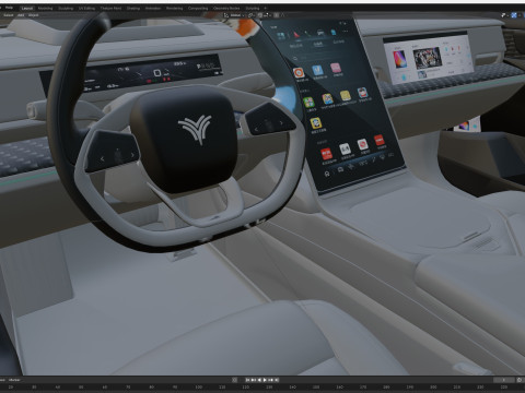 Hozon Neta S 2025 Model 3D