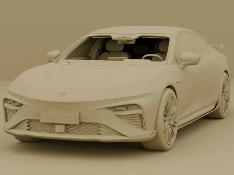 Hozon Neta S 2025 3D Model