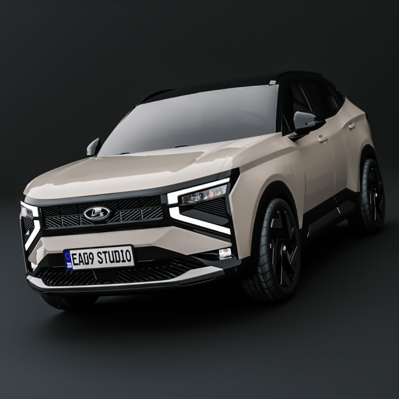 Lada Azimut uit 2026 3D Model .c4d .max .obj .3ds .fbx .stl .blend
