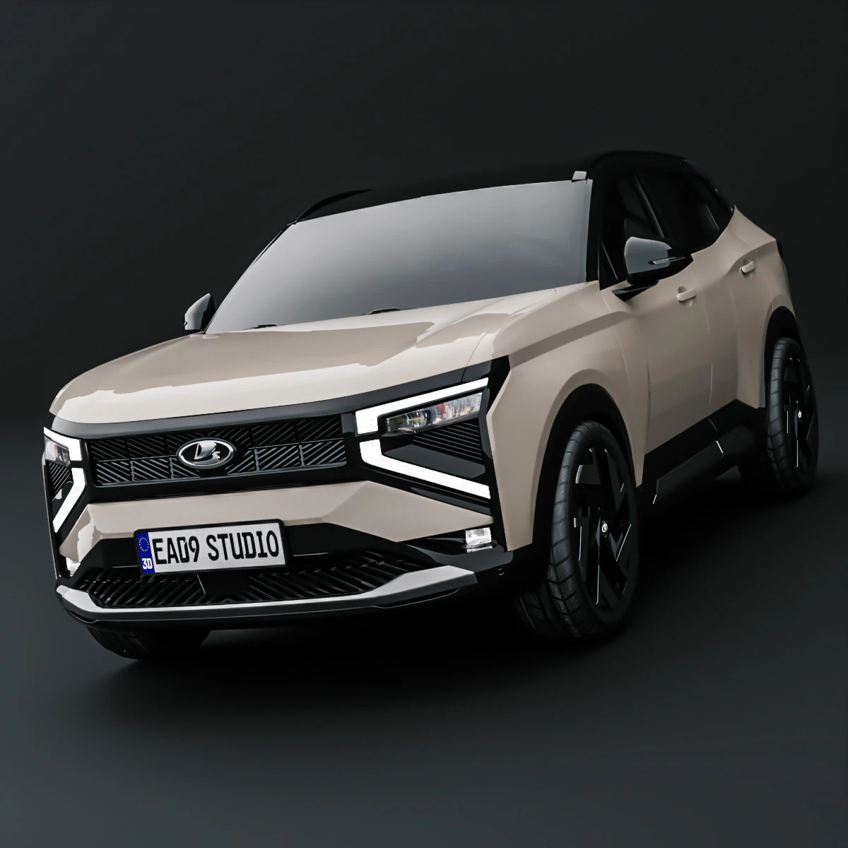 2026 Lada Azimut 3D Model .c4d .max .obj .3ds .fbx .stl .blend 
