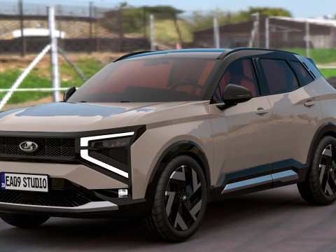 Lada Azimut uit 2026 3D Model