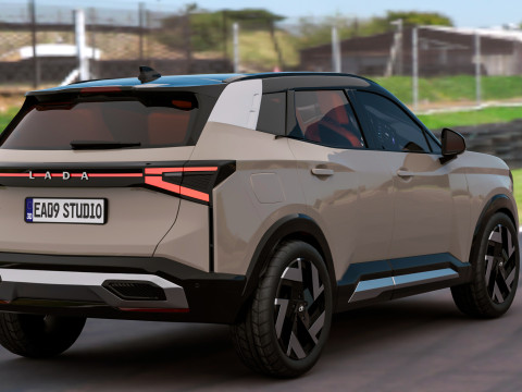 Lada Azimut uit 2026 3D Model