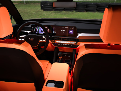 Lada Azimut uit 2026 3D Model