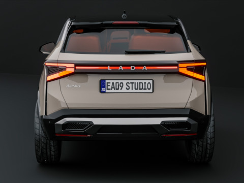 Lada Azimut uit 2026 3D Model
