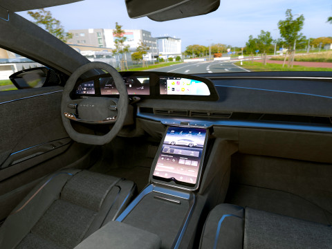 2026 Lucid Air 蓝宝石 3D 模型
