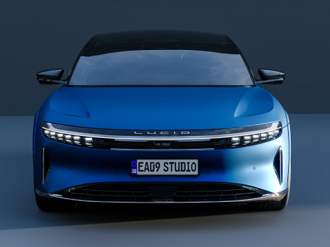 2026 Lucid Air 蓝宝石 3D 模型