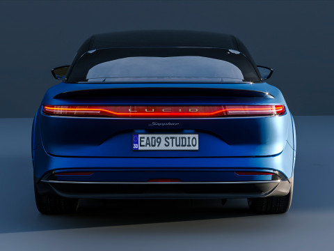 2026 Lucid Air 蓝宝石 3D 模型