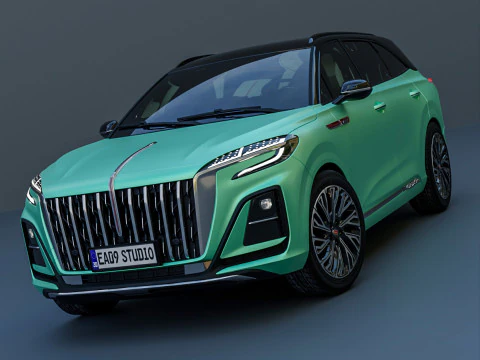 2026 Hongqi HS3 Modelo 3D