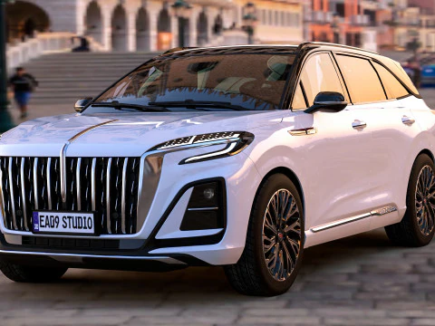 2026 Hongqi HS3 3D Model