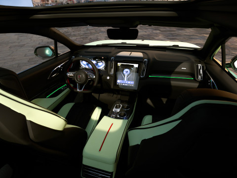 2026 Hongqi HS3 3D Modell