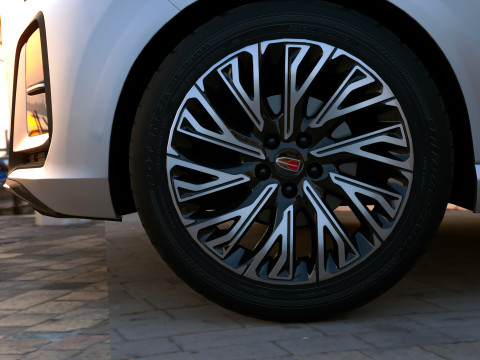 2026 Hongqi HS3 3D Modell