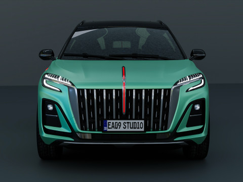 2026 Hongqi HS3 3D Modell