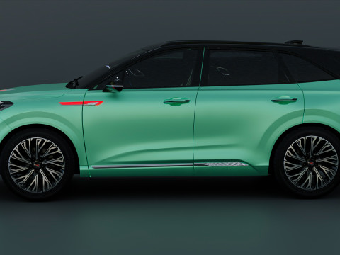 2026 Hongqi HS3 3D Modell