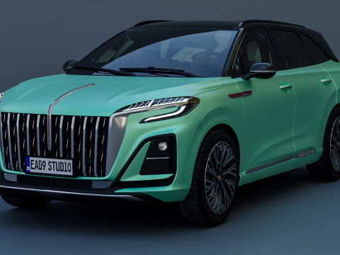 2026 Hongqi HS3 3D Modell