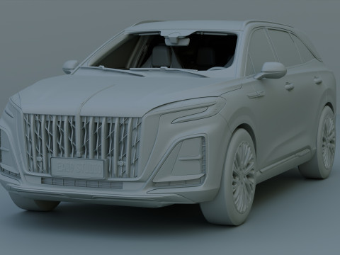 2026 Hongqi HS3 3D Modell