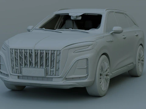 2026 Hongqi HS3 3D Model