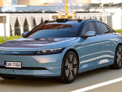 2026 Afeela 1 3D Modell