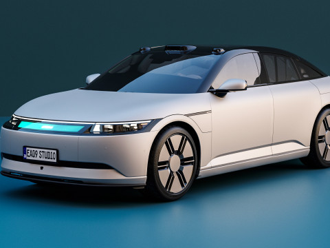 2026 Afeela 1 3D Modell