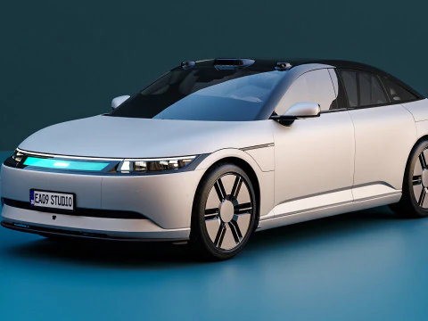 2026 Afeela 1 3D Model