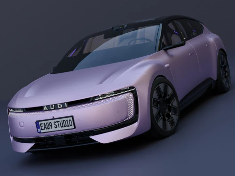 2026 Audi E5 Sportback EV Modelo 3D