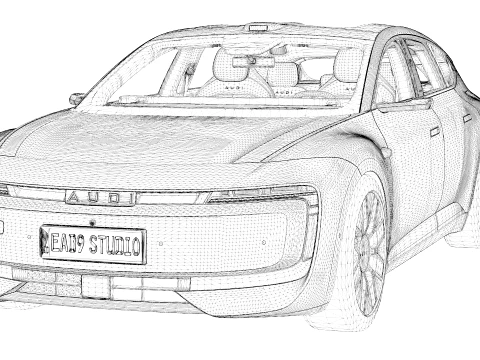 2026 Audi E5 Sportback EV 3D Model