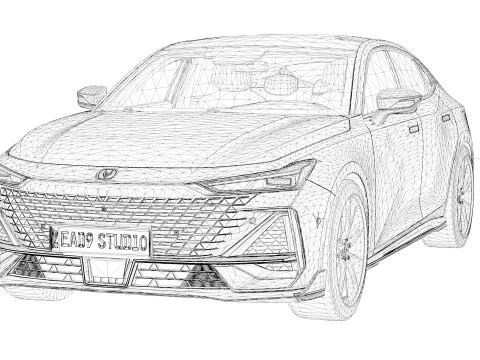 2026 Changan UNI-V 3D Model