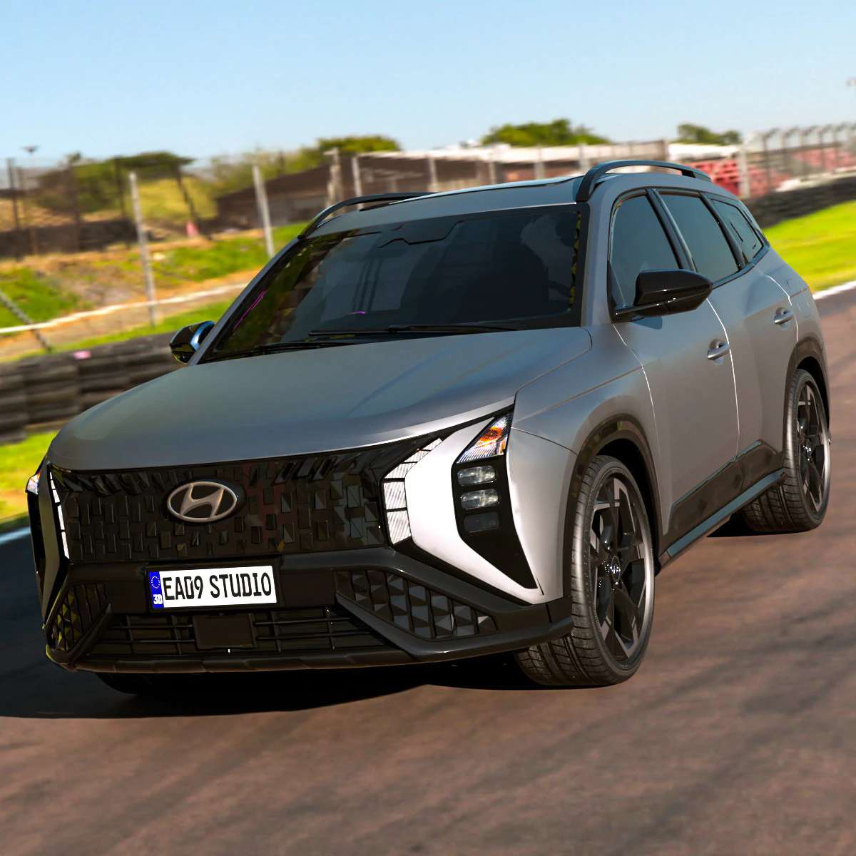Hyundai Mufasa 2026 3D Model .c4d .max .obj .3ds .fbx .stl .blend 