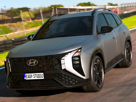 Hyundai Mufasa 2026 Modelo 3D