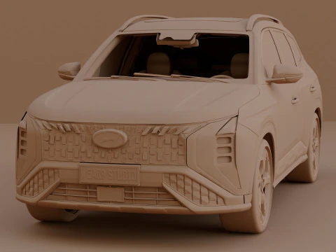 Hyundai Mufasa 2026 3D Model