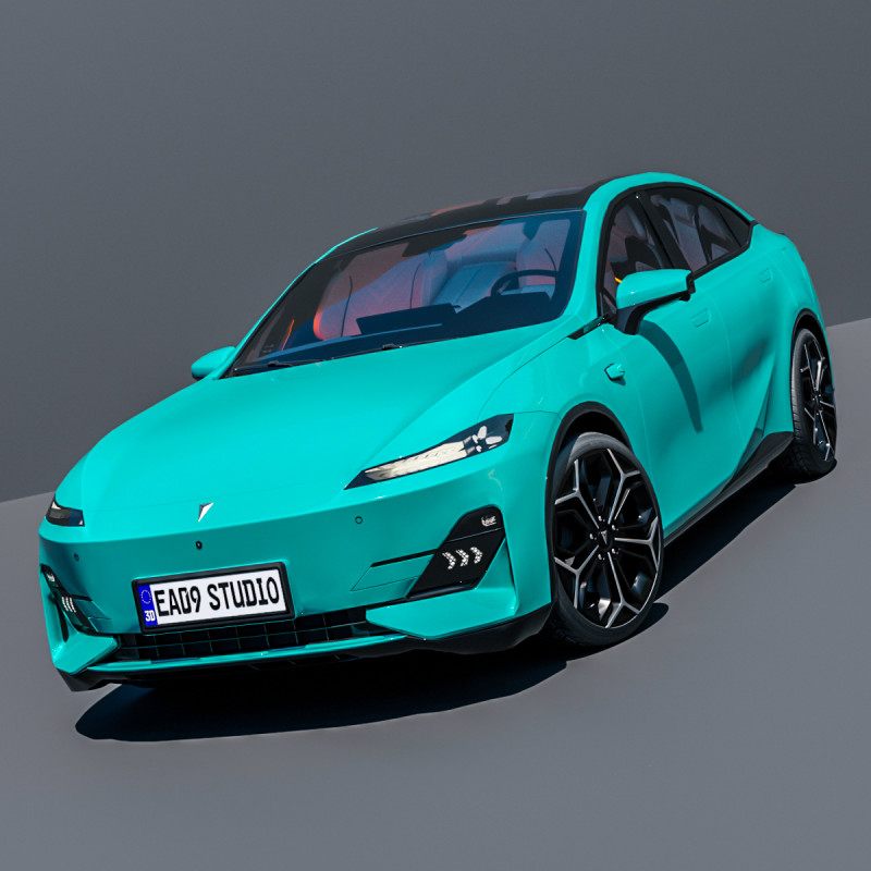 2026 Чанган Дипал SL03 3D Модель .c4d .max .obj .3ds .fbx .stl .blend 