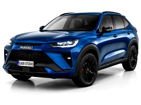 Haval H6 GT 2026 3D Model