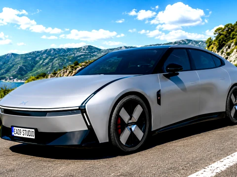 2026 Xpeng P7 Plus 3D Model