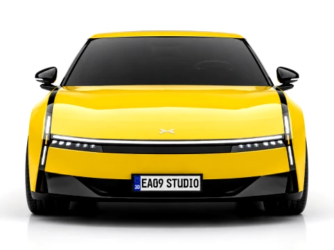 2026 Xpeng P7 Plus 3D Model