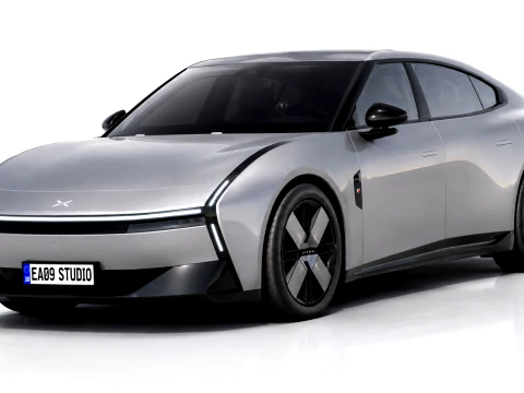 2026 Xpeng P7 Plus 3D Model