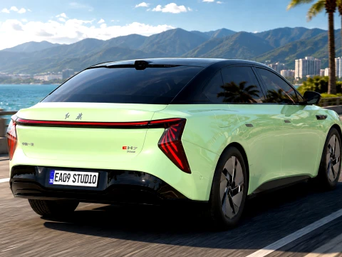 2026 Hongqi EH7 3D Model