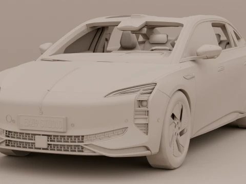 2026 Hongqi EH7 3D Model