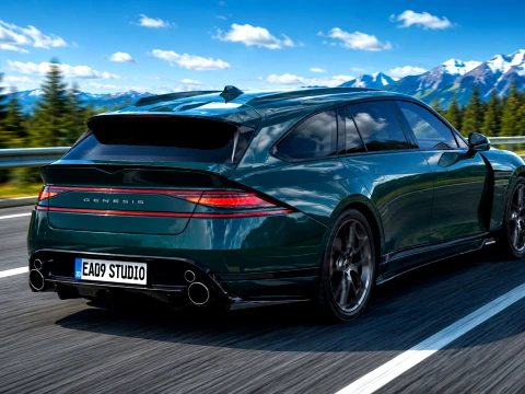2027 Genesis G90 Wingback 3D Model