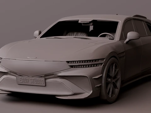 2027 Genesis G90 Wingback 3D Model