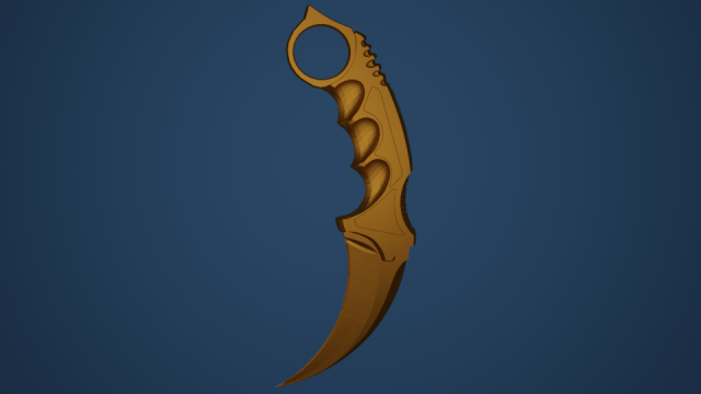cerambit 3D Model .c4d .max .obj .3ds .fbx .stl .blend 