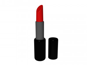 red lipstick 3D Модель