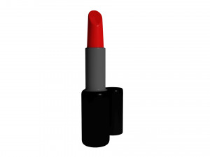 red lipstick 3D मॉडल