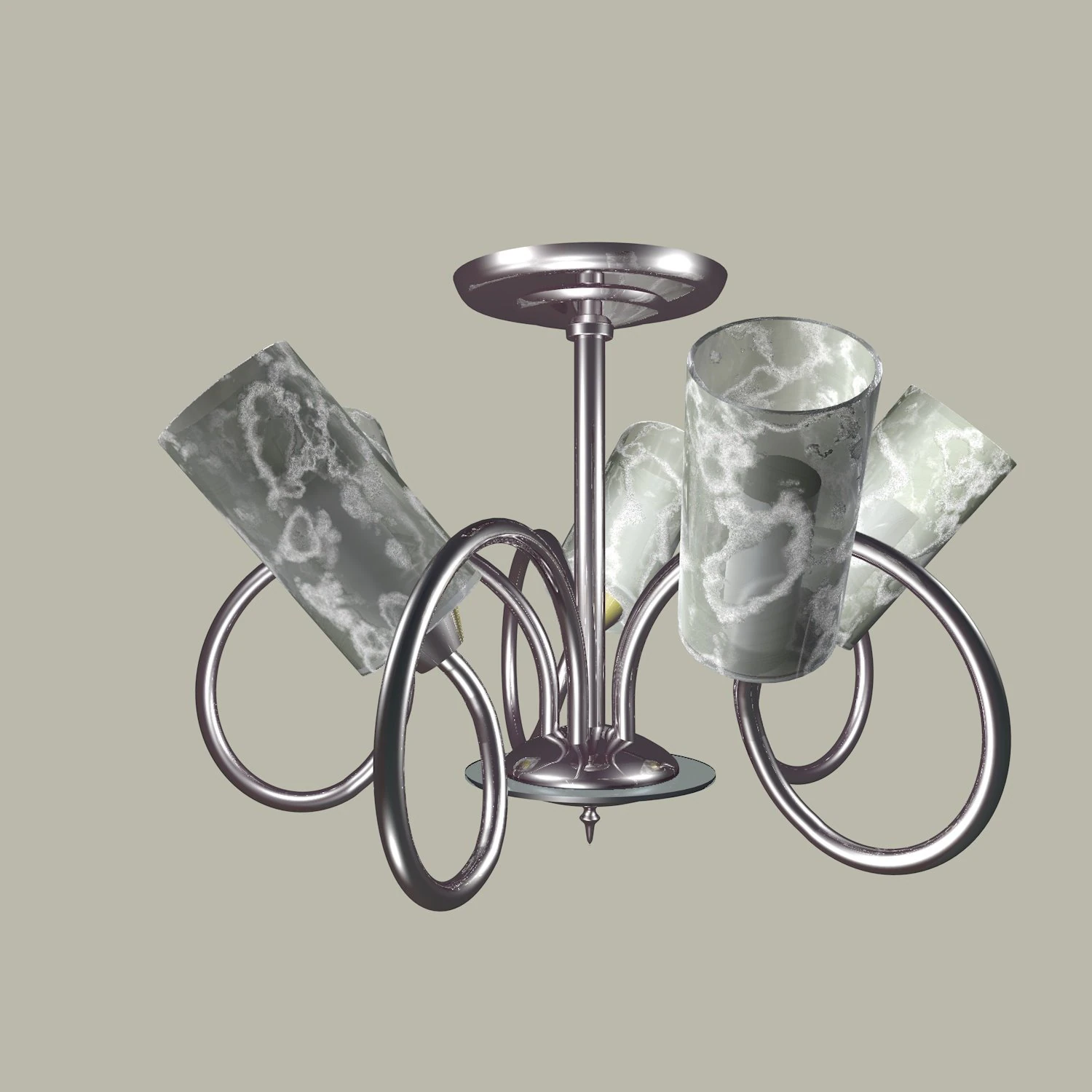 chandelier 3D Model .c4d .max .obj .3ds .fbx .stl .blend 