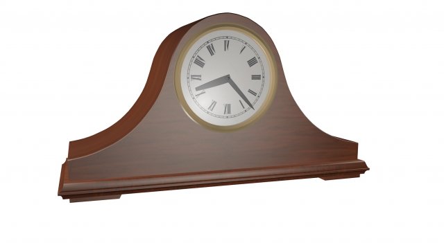 fireplace clock 3D मॉडल .c4d .max .obj .3ds .fbx .stl .blend 