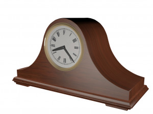 fireplace clock 3D मॉडल