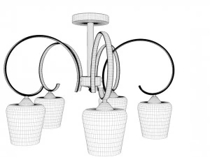 샹들리에 3D 모델