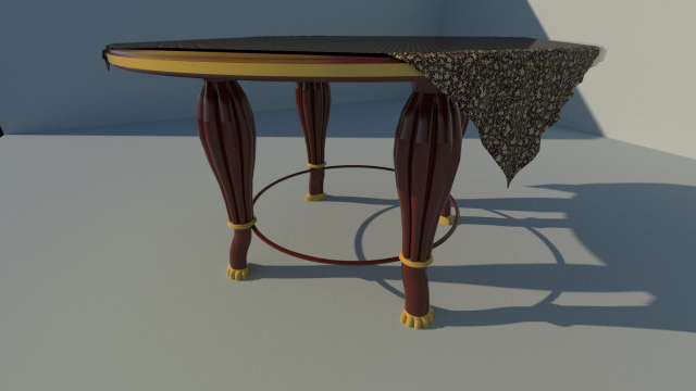 dining table Modello 3D .c4d .max .obj .3ds .fbx .stl .blend