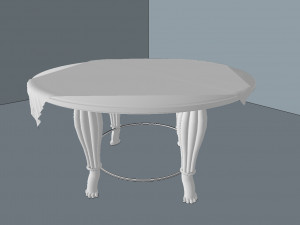 dining table Modello 3D