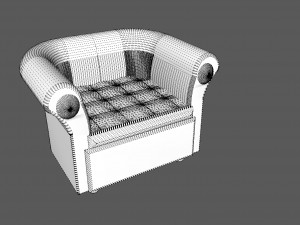 armchair Model 3D