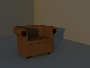 armchair Modello 3D